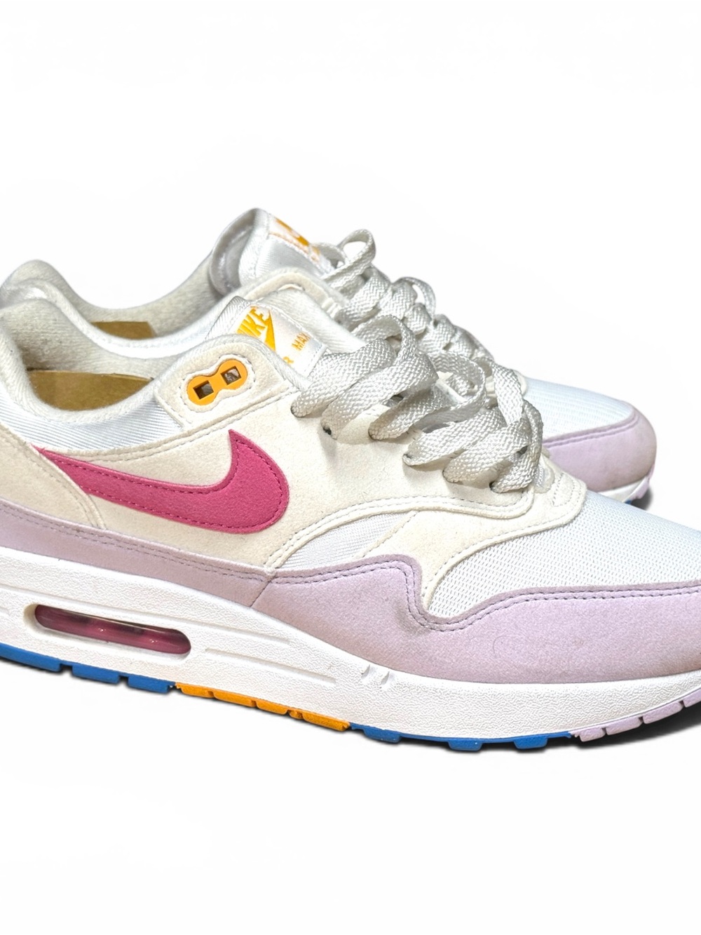 Nike Women’s Low-Top Sneakers in White, Pink & Lavender
